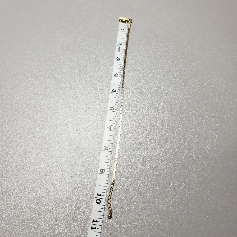 gold tone basic bracelet - Picture 3 of 4